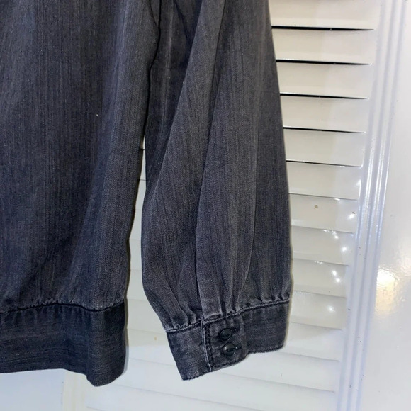 Madewell wrap denim shirt - Picture 4 of 5